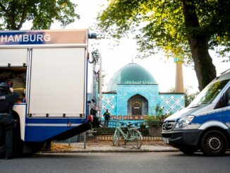 Die Blaue Moschee an der Außenalster in Hamburg wurde beschlagnahmt.