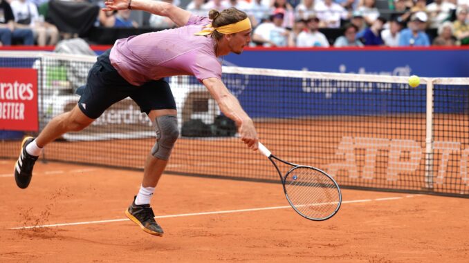 Alexander Zverev musste im Finale in Hamburg kämpfen.