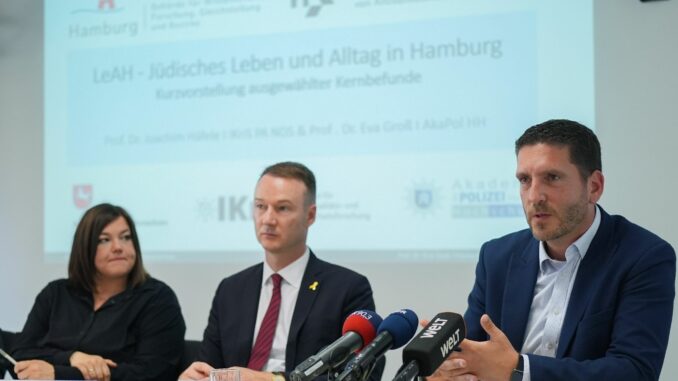 Nach der Studie waren 77 Prozent der befragten Jüdinnen und Juden in den vergangenen zwölf Monatenvon antisemitischen Vorfällen betroffen.