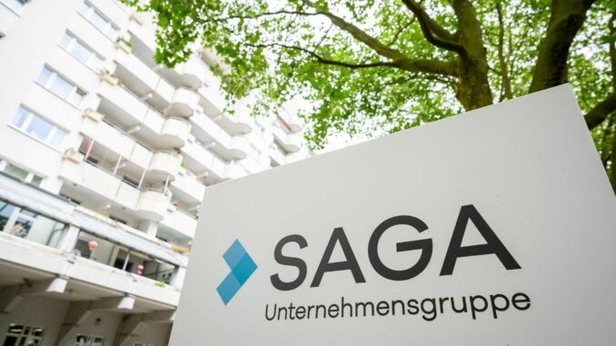 Das städtische Wohnungsunternehmen Saga hat im vergangenen Jahr fast 183 Millionen Euro Gewinn gemacht - rund 35 Millionen Euro weniger als 2022. (Archivbild)