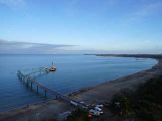 Die neue Seebrücke in Timmendorfer Strand. (Archivbild)