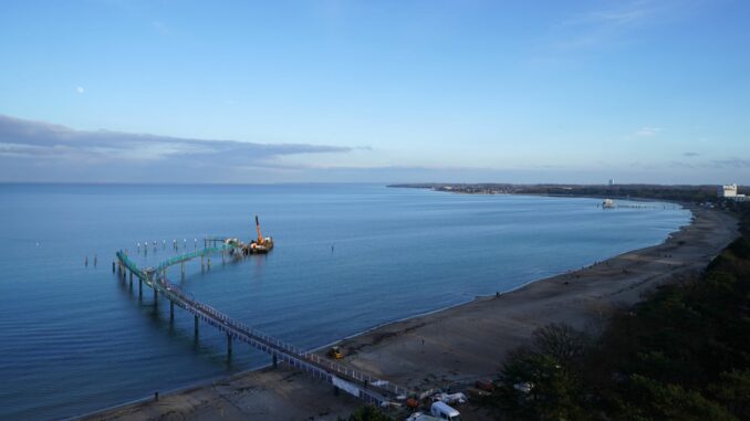 Die neue Seebrücke in Timmendorfer Strand. (Archivbild)