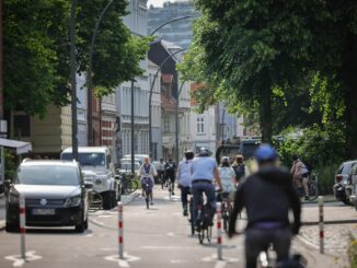 Rad- und Autoverkehr in Hamburg haben leicht abgenommen. (Symbolbild)