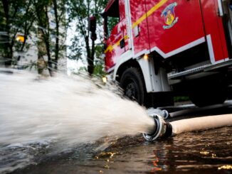 Im Osten Hamburg waren zahlreiche Straßen am Mittwoch überschwemmt.