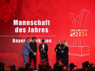 Bayer Leverkusen bekam den «Sport-Bild-Award» für die Mannschaft des Jahres.