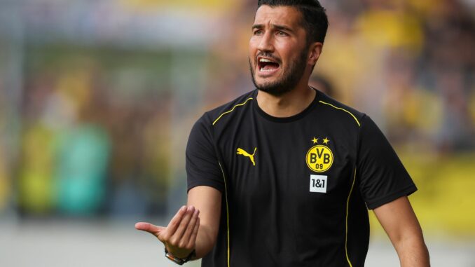 Phönix Lübecks Trainer Christioano Adigo sieht seinen BVB-Trainer Nuri Sahin vor dem Pokal-Spil unter Druck.