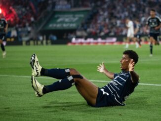 Hamburgs Ransford Königsdörffer erzielte die beiden Tore zum 1:0 und 2:0 für den HSV.