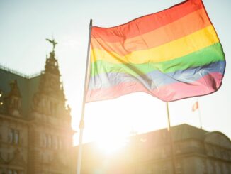 Eine neue Glasskulptur in Pride-Farben soll an der Hamburger Alster ein Zeichen für sexuelle und geschlechtliche Vielfalt setzen. (Symbolbild)