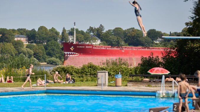 In Hamburg wird es noch mal heiß