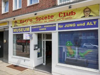 Hier darf gedaddelt werden. Und zwar Tetris, Pacman und das erste Super-Mario-Spiel.