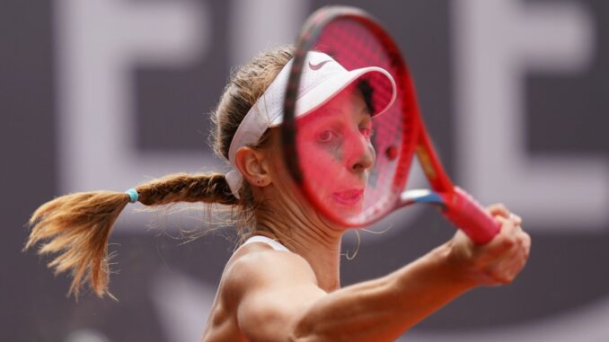 Aus im Viertelfinale: Mitfavoritin Tamara Korpatsch ist beim Hamburger Tennisturnier nicht mehr dabei.