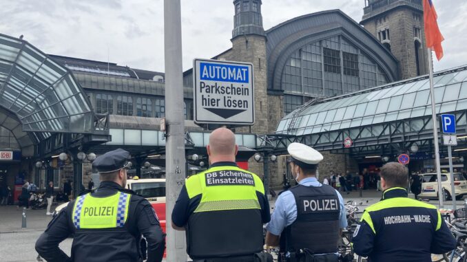 Gewaltkriminalität rund um den Hamburger Hauptbahnhof nimmt zu. (Archivfoto)