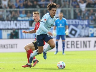 Der HSV verleiht Guilherme Ramos (r) bis zum Ende der Saison nach Portugal.