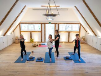 Es verändert sich viel in der Lüneburger Heide, Yoga-Kurse sollen auch im Winter Teilnehmerinnen anziehen.