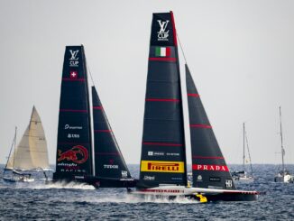 Dem italienischen Team Luna Rossa gelang ein Rennerfolg gegen die neuseeländischen Cup-Verteidiger.