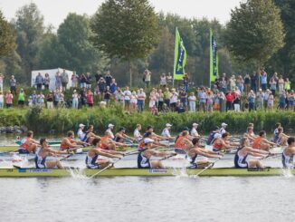 Vier Achter gingen auf dem Nord-Ostsee-Kanal an den Start.