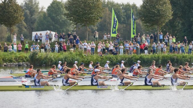 Vier Achter gingen auf dem Nord-Ostsee-Kanal an den Start.