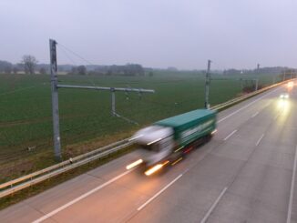 Aktuell laufen Wartungsarbeiten an der E-Highway-Teststrecke. (Archivbild)