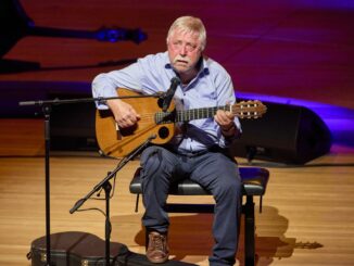 Liedermacher Wolf Biermann sang zwei Balladen.