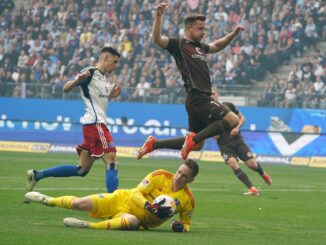 Matheo Raab stand nach seiner Verletzung wieder im HSV-Tor.