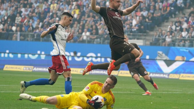 Matheo Raab stand nach seiner Verletzung wieder im HSV-Tor.