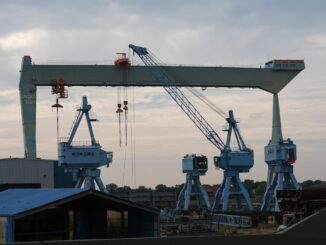 Die Kräne wurden als «stadtbildprägendes Industriedenkmal» eingestuft.