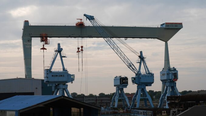 Die Kräne wurden als «stadtbildprägendes Industriedenkmal» eingestuft. 