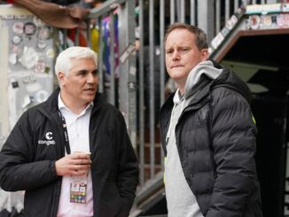 Verteidigen St. Paulis Kaderplanung: Sportchef Andreas Bornemann (l) und Präsident Oke Göttlich.