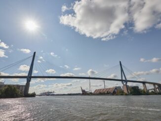 Die Köhlbrandbrücke wird am Wochenende für Reparatur- und Wartungsarbeiten gesperrt.