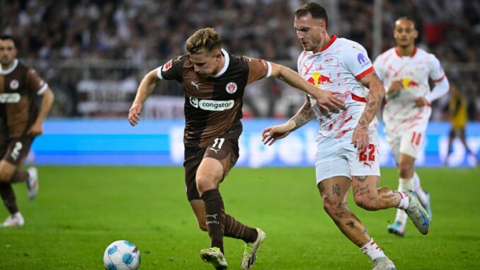 Aufsteiger St. Pauli zeigt gegen RB Leipzig über weite Strecken ein tolles Spiel.