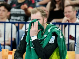 Johannes Bitter bekam gegen den SC Magdeburg kaum eine Hand an den Ball.