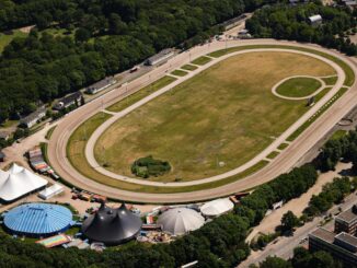 Die Trabrennbahn Bahrenfeld muss der geplanten Science City Hamburg weichen. (Archivbild)