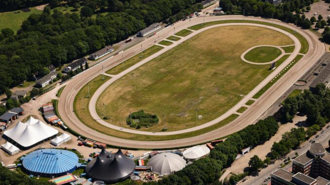 Die Trabrennbahn Bahrenfeld muss der geplanten Science City Hamburg weichen. (Archivbild)