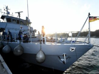 Das Minenjagdboot "Weilheim" gehört in den kommenden Monaten einem Nato-Verband an. (Archivbild)