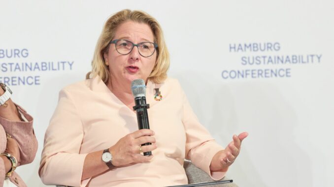 Aus Sicht von Entwicklungsministerin Svenja Schulze (SPD) hat die Hamburger Nachhaltigkeitskonferenz einen gelungenen Start hingelegt.