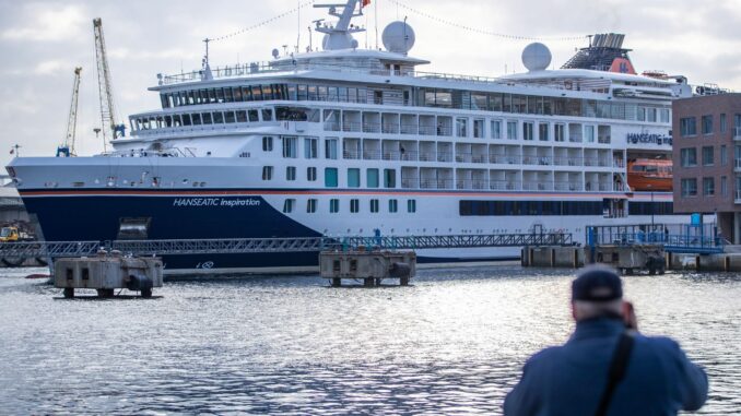 Die «Hanseatic Inspiration» während eines Aufenthalts in Wismar, Mecklenburg-Vorpommern. (Archivbild)