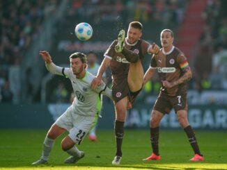 Das Nordduell zwischen dem FC St. Pauli und dem VfL Wolfsburg war umkämpft.