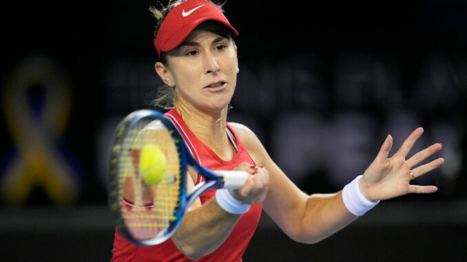 Die Schweizer Olympiasiegerin Belinda Bencic feiert ihr Comeback in Hamburg.