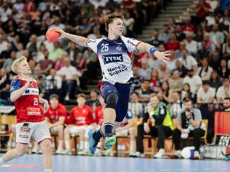 Lukas Jörgensen und die SG Flensburg-Handewitt sind erfolgreich in die Gruppenphase der European League gestartet.