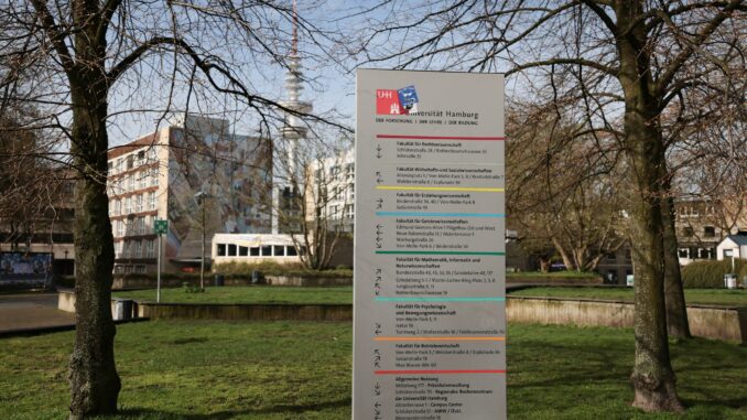 An einem Gebäude auf dem Campus der Universität Hamburg wurden antisemitische Schmierereien entdeckt. (Archivbild)