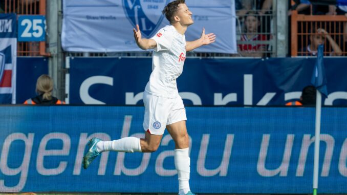 Benedikt Pichler erzielte zwei Treffer beim 5:0 im Testspiel von Holstein Kiel gegen Silkeborg IF.