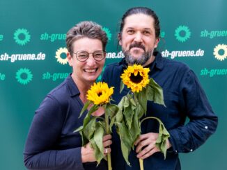 Anke Erdmann und Gazi Freitag stehen weiter an der Spitze der Nord-Grünen.