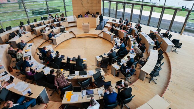 Der Landtag berät seit Mittwoch über den Haushalt für 2025. (Archivbild)