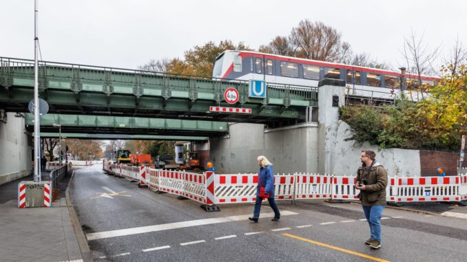 U-Bahn-Fahrten zwischen Wandsbek-Gartenstadt und Farmsen fallen vier Tage lang aus. (Archivbild)