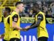 Serhou Guirassy (r) bescherte dem BVB mit seinem Tor einen knappen Sieg.