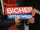 Unter dem Motto «Sicher unterwegs» will der HVV auf Plakaten und Bildschirmen über Sicherheitseinrichtungen aufklären.