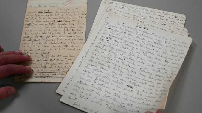 280.000 Euro werden bei einer Auktion für ein Kafka-Manuskript und einen Brief des Schriftstellers erwartet.