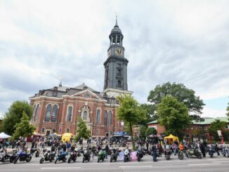 Der letzte traditionelle Hamburger Motorradgottesdienst soll 2025 stattfinden. (Archivbild)