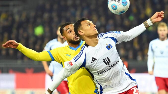 Davie Selke vom HSV könnte sich ein Engagement im Ausland vorstellen. 