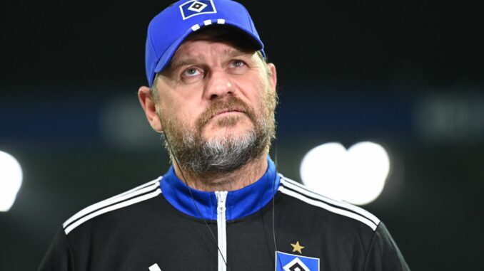 Zwischen Anspruch und Realität, Tradition und Gegenwart: HSV-Trainer Steffen Baumgart macht sich Gedanken.